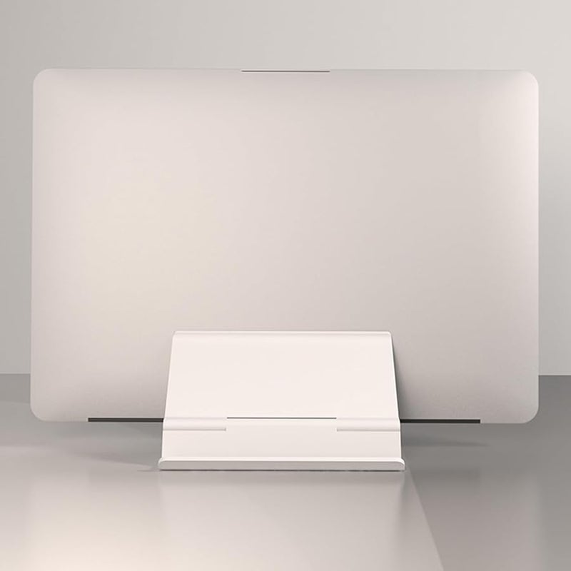 Adjustable Vertical Laptop Stand Holder Space Saving Desktop Aluminum Rack - Image 3